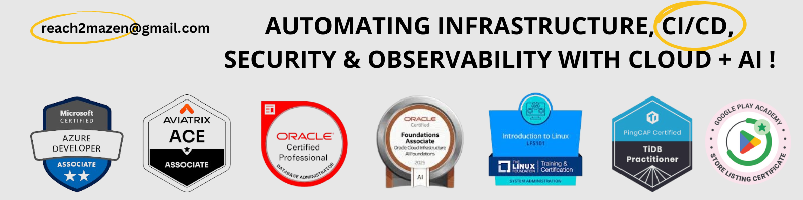 Certification Section Banner